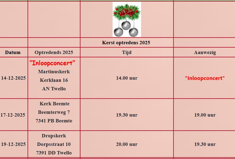 Kerstconcert 2025