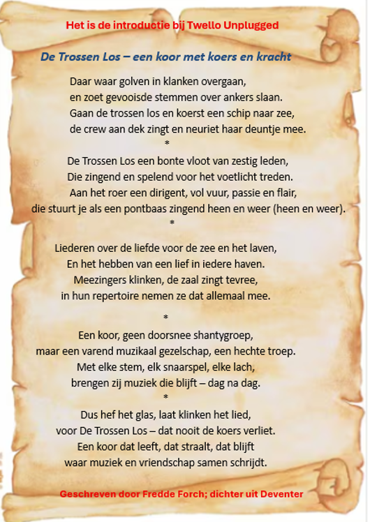 Het is de introductie bij Twello Unplugged
